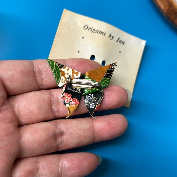 Hand Crafted | Jewelry | Japanese Paper Art Butterfly Brooch | Poshmark